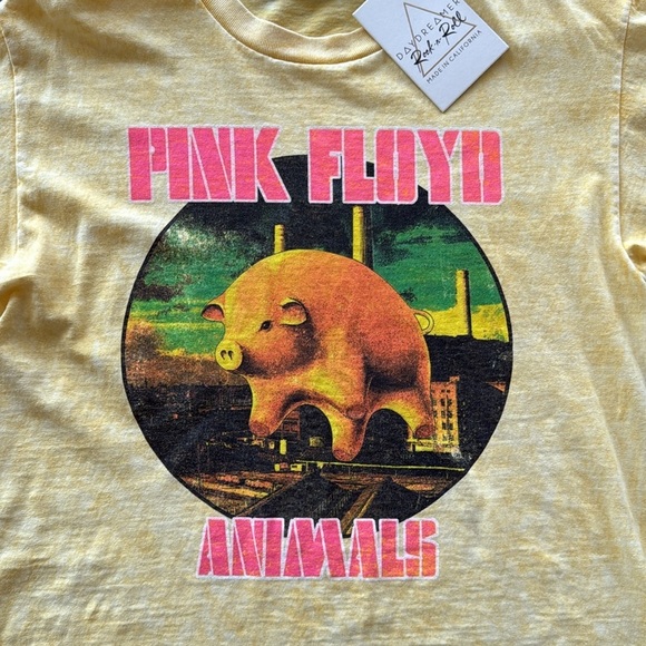 Daydreamer Pink Floyd Animals Yellow Shirt - Picture 4 of 8